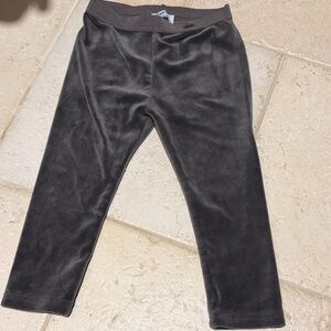 Mayoral Kids Charcoal Velour Leggings